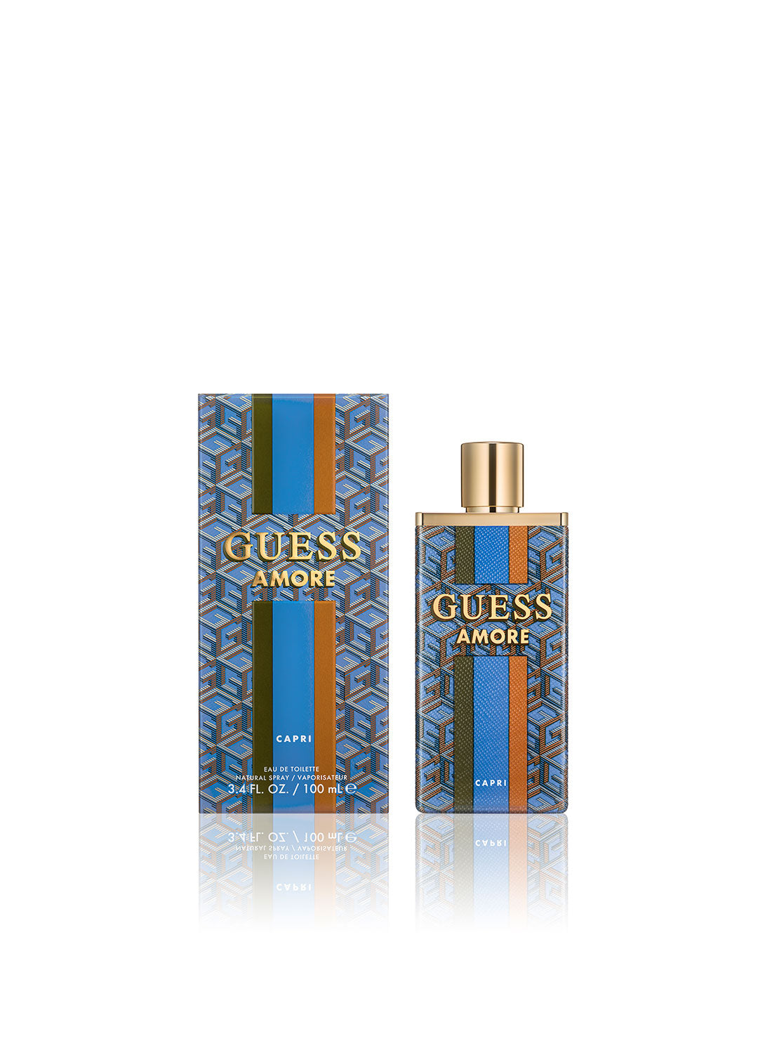 GUESS Amore Capri Eau De Toilette for Women - 3.4oz/100ml Floral Fruity Perfume Spray - Romantic Date & Evening Fragrance
