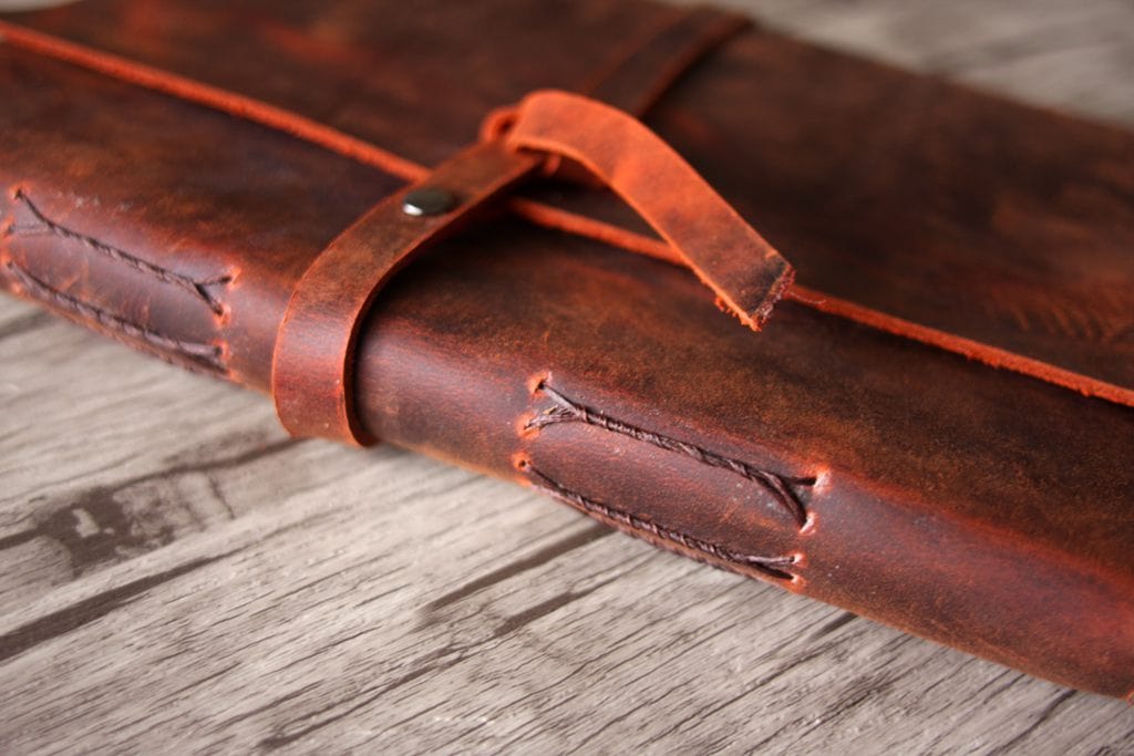 Personalized Leather Guest Book for Weddings, Bridal Showers & Special Events - Custom Monogram Keepsake for Party Memories