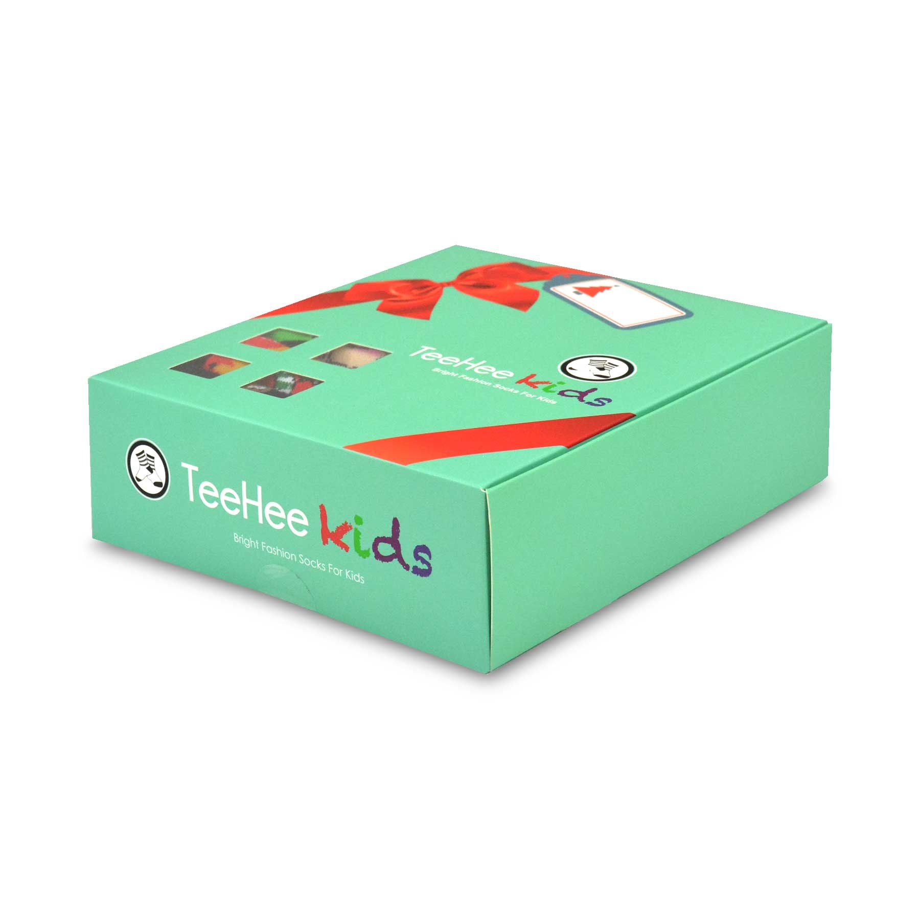 12-Pair Christmas Holiday Crew Socks for Kids - Fun Santa Snowman Gingerbread Polar Bear Designs - Unisex Gift Box Set for Boys & Girls - Perfect for Christmas Gifts, Stocking Stuffers & Winter Celebrations
