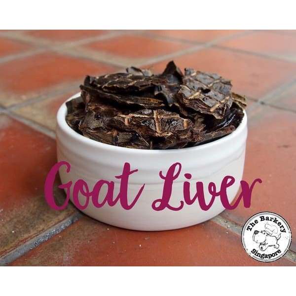 Premium Goat Liver Dehydrated Dog Treats - 100g All-Natural Single-Ingredient Training Snacks for Small & Large Dogs - Perfect for Reward Training & Outdoor Adventures