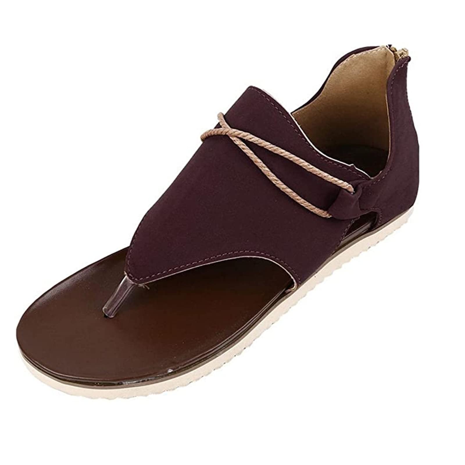 Women's Dressy Summer Sandals - Comfortable Thong Flip Flops with Clip Toe for Beach, Walking & Casual Wear | Stylish Flat Sandals for Women | Perfect for Vacation, Poolside & Everyday Use