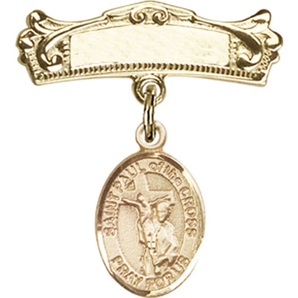 St. Paul of The Cross Gold Filled Baby Badge - 7/8