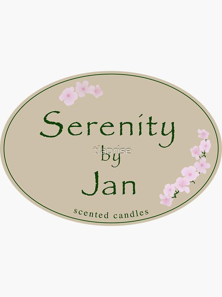 Serenity by Jan Scented Candles & The Office TV Show Stickers - Waterproof Vinyl Decals for Cars, Trucks, Laptops, Walls & Windows - Perfect for Home Decor, Office Spaces & Gift Giving