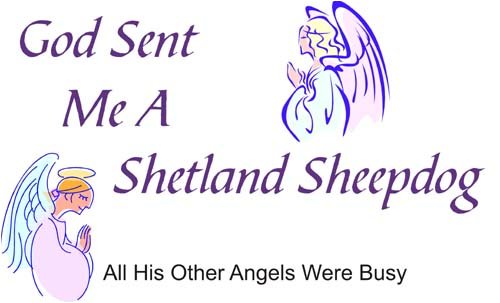 God Sent Me A Shetland Sheepdog T-Shirt - Funny Dog Lover Gift - Soft Cotton Tee for Sheltie Owners & Pet Lovers - Perfect for Casual Wear, Dog Parks & Pet-Themed Parties
