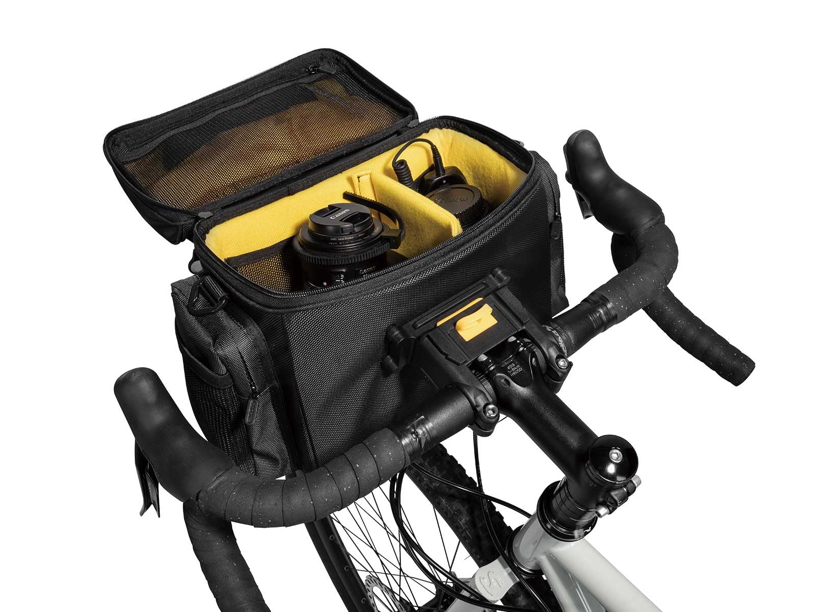 Topeak TourGuide Handlebar Bag - DX & Regular Sizes with Fixer 8 Mount | Waterproof Cycling Storage for Road Bikes & Commuting