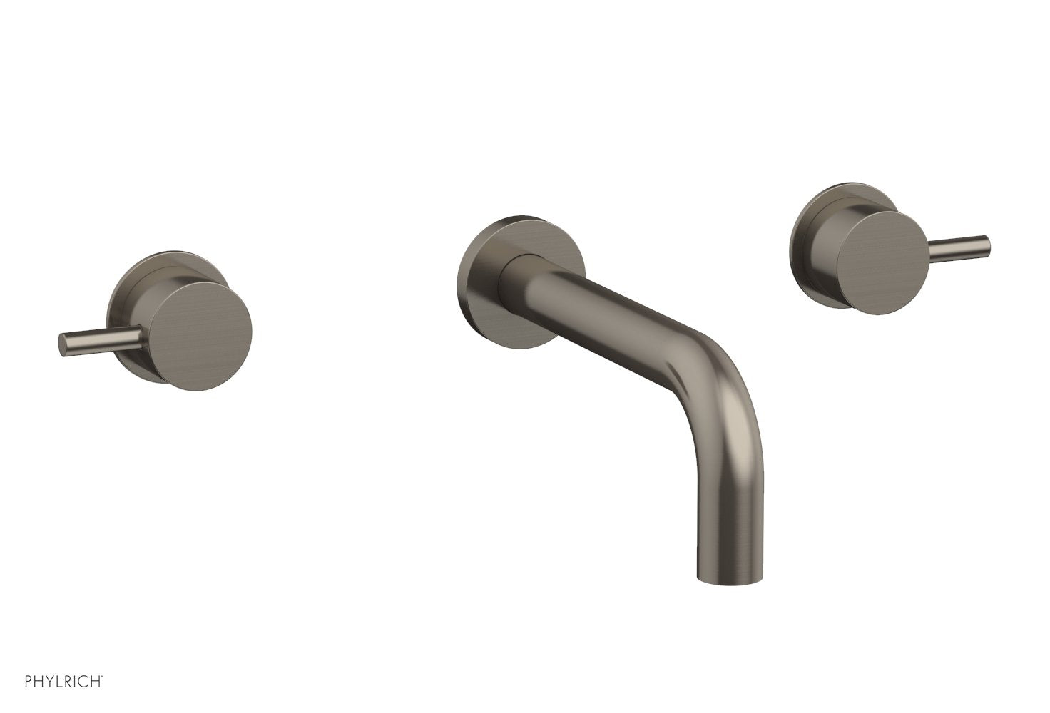 BASIC II Wall Mount Tub Faucet Set with Lever Handles - 230 59 - Perfect for Bathroom Renovation and Modern Home Decor
