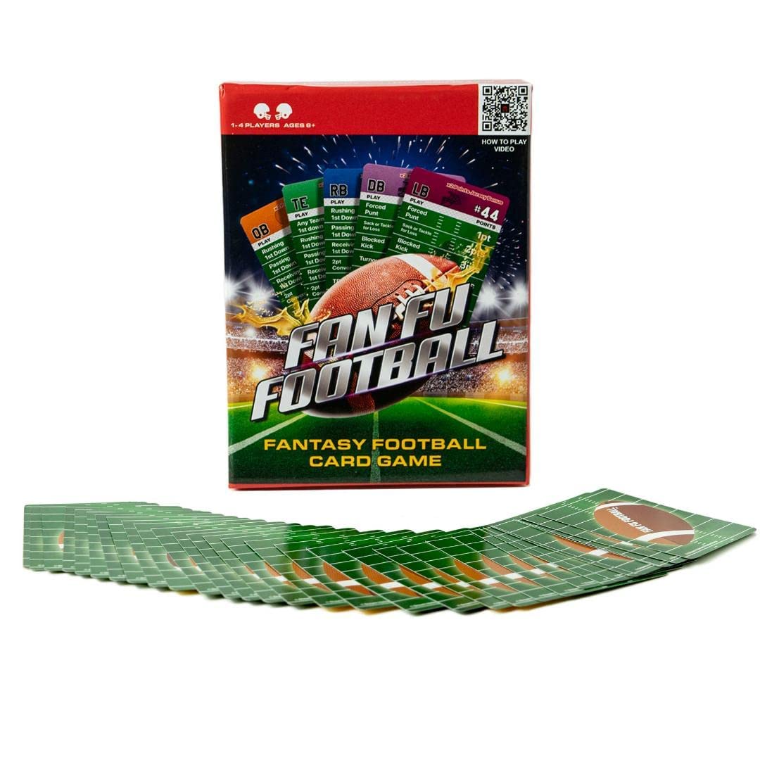 Fantasy Football Card Game - Live Action NFL Trading Cards for Collectors & Players | Perfect for Game Nights & Sports Enthusiasts