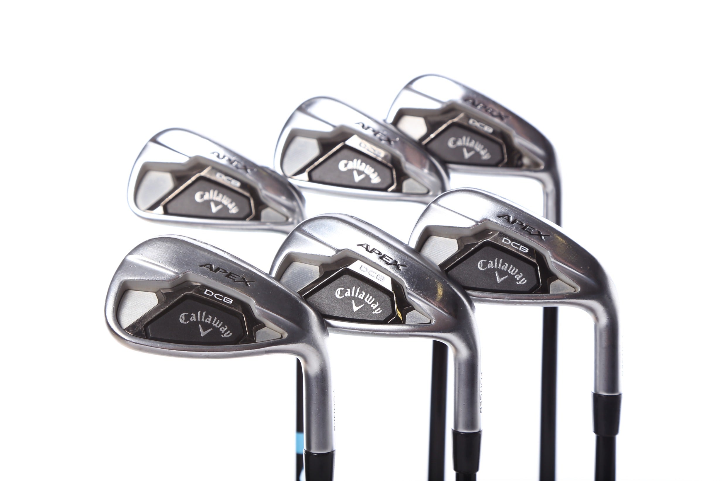 Used Callaway Apex DCB Iron Set - Right Handed 5-PW Stiff Flex Golf Clubs for Men | Perfect for Mid-Handicap Players on the Course