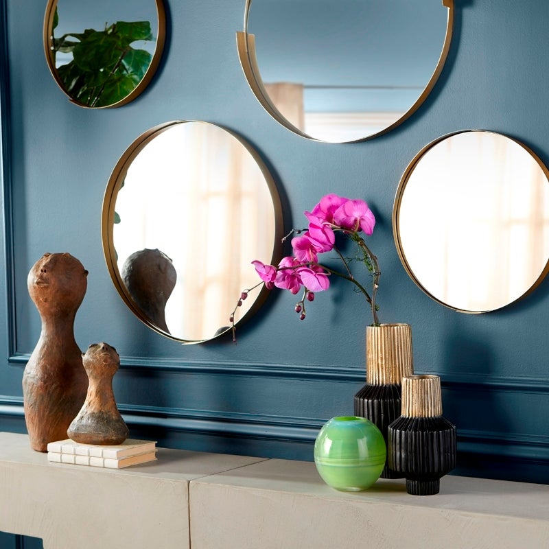 Cyan Design 10514 Small Gold Gilded Band Mirror - Elegant Wall Decor for Living Room, Bedroom & Entryway