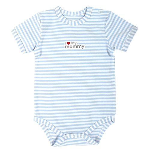 Stephan Baby Blue Stripe Diaper Cover 0-3M - Cute Mommy Love Outfit for Newborn Photos