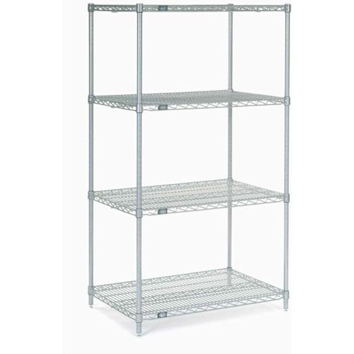 5-Tier Heavy Duty Epoxy Coated Wire Shelving Unit - 48