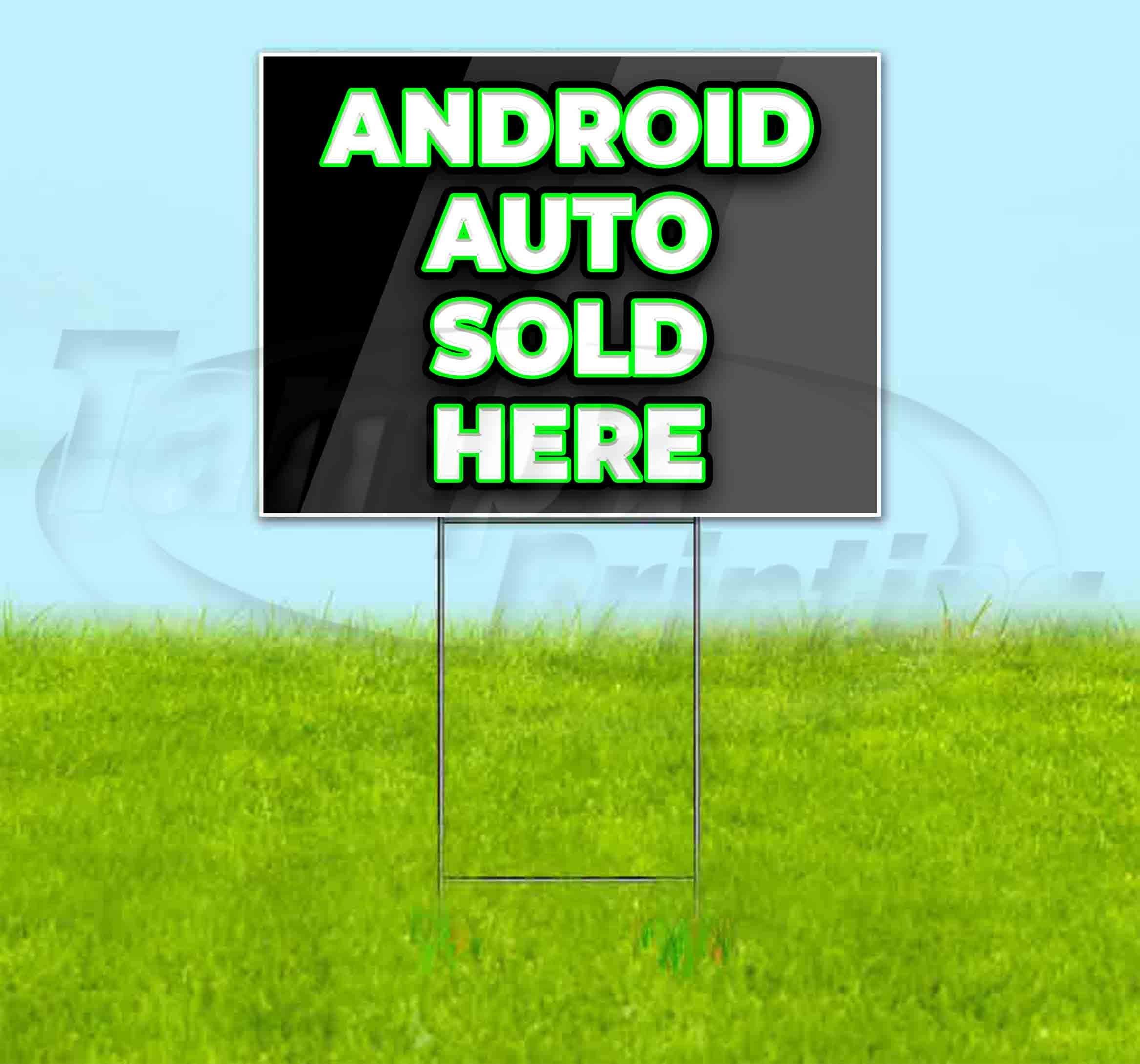 Smart Phone Auto Sales Yard Sign - 18