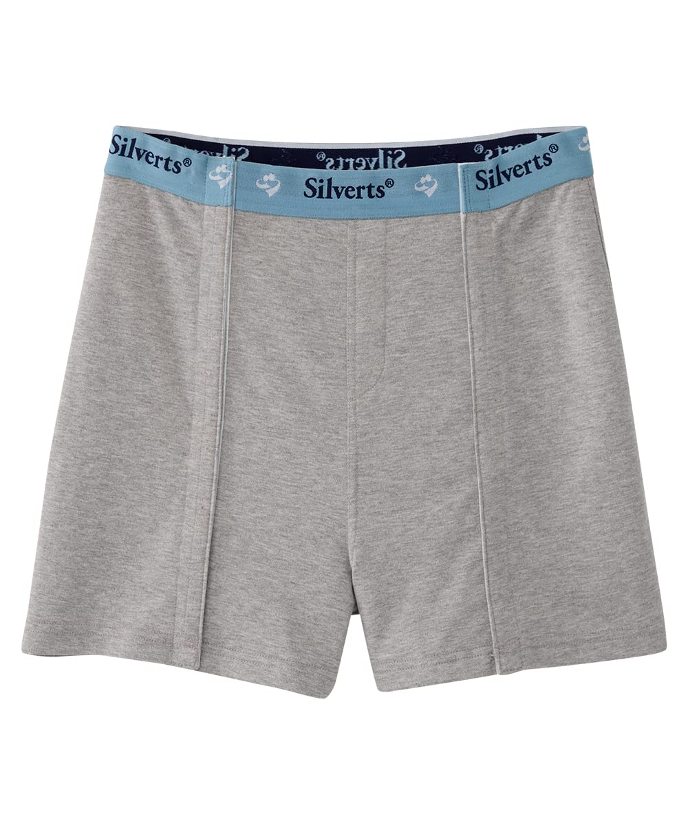 Adaptive Open-Front Underwear for Men - 3 Pack Comfortable & Easy Wear Post-Surgery Underwear for Elderly & Disabled Adults