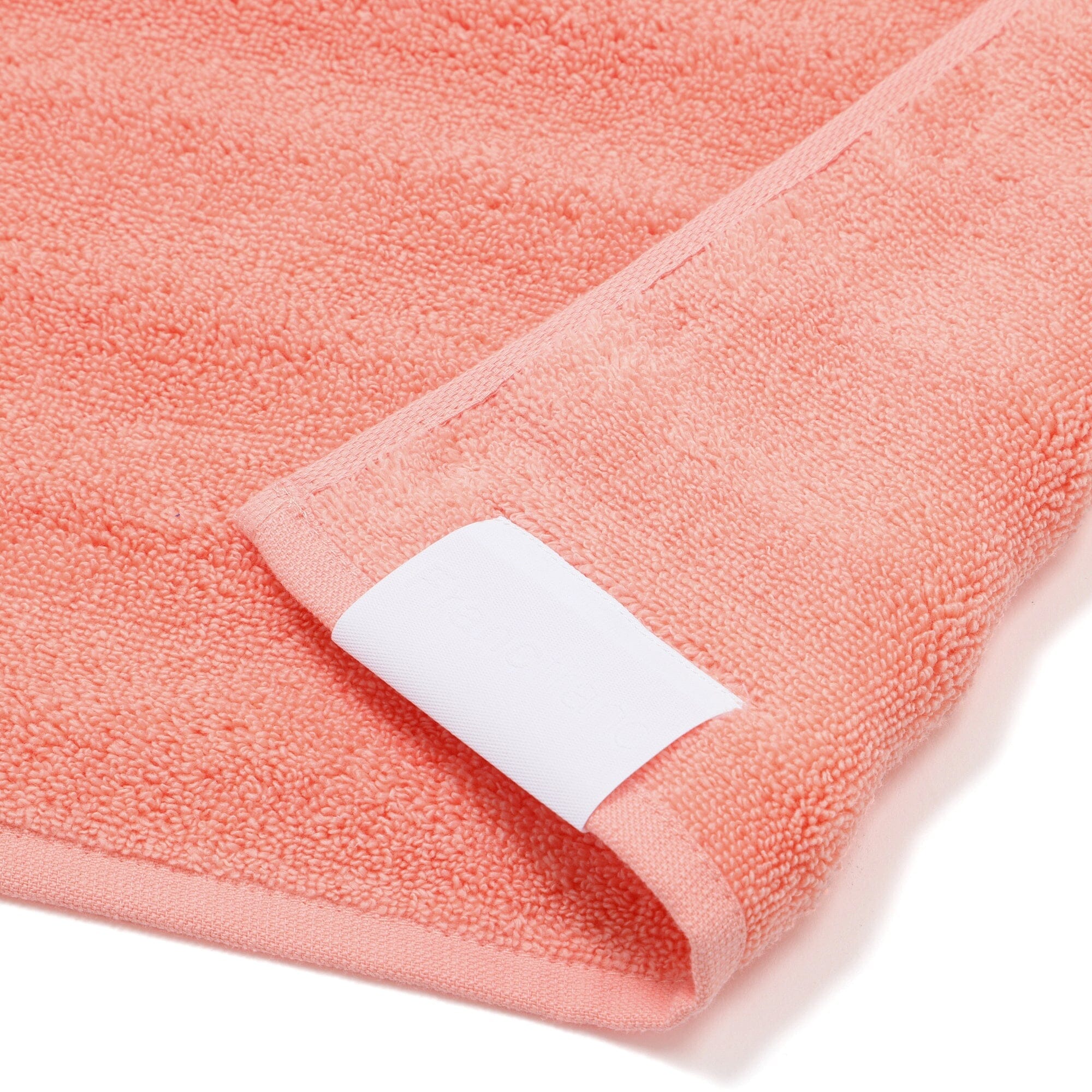 Antibacterial & Deodorizing Fluffy Wave Face Towel - Soft & Absorbent Orange Microfiber Towel for Skincare, Makeup Removal & Gym Use