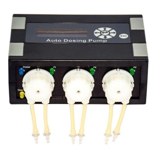 Jebao DP 3 Automatic Marine Aquarium Dosing Pump - Precise Saltwater Reef Tank Dosing System for Calcium, Alkalinity & Magnesium | Perfect for Coral Growth & Water Parameter Maintenance