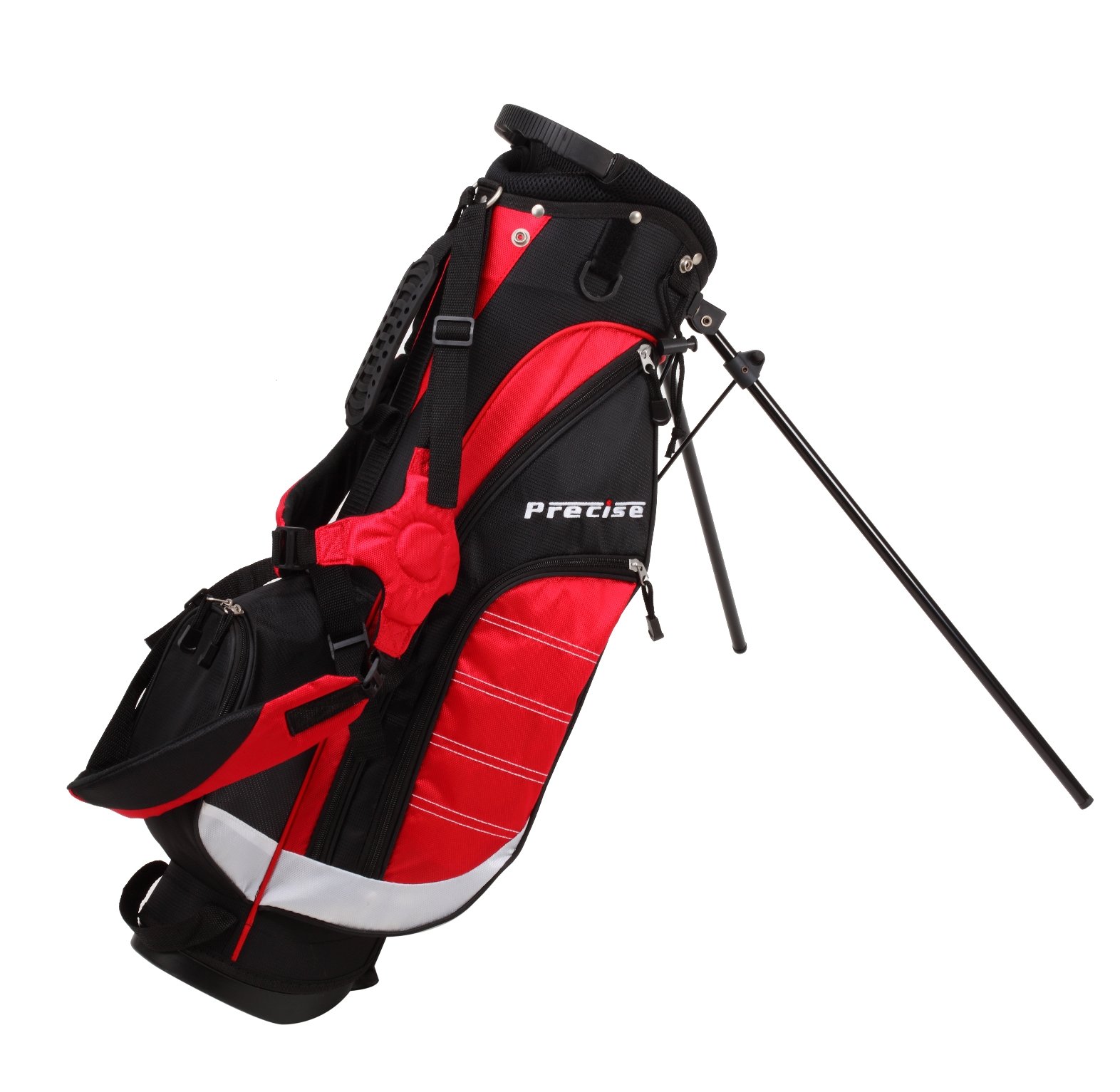 **Precise XD-J Junior Golf Clubs for Kids Ages 3-5, 6-8, 9-12 | Right & Left Hand Youth Golf Set for Boys & Girls with Ultra-Light Graphite Shafts, Hybrid & Stand Bag - Pro-Grade Technology | Perfect for Backyard Practice, Driving Range & Junior Tournaments**