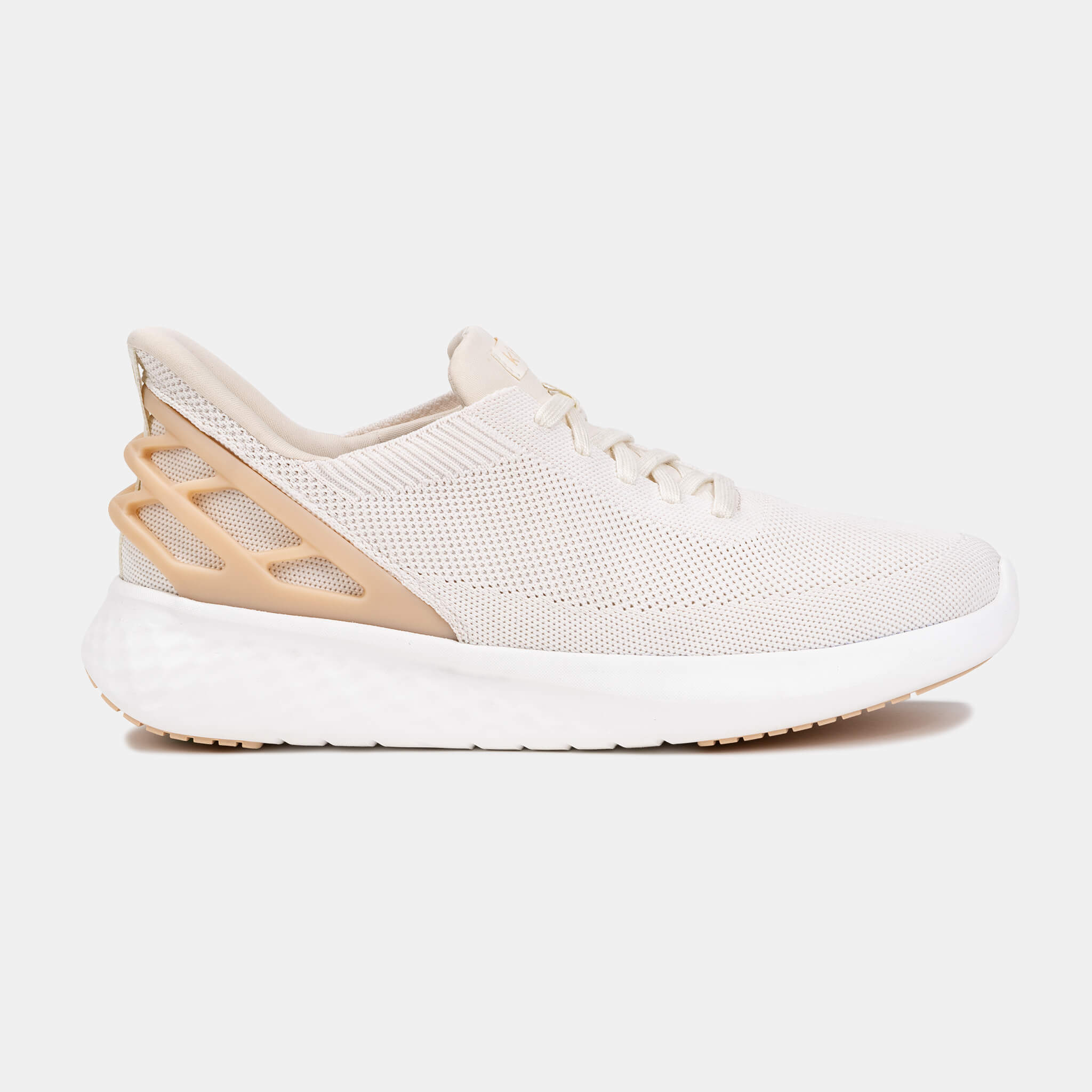 Men's Athens White Creme Sneakers - Lightweight Comfortable Walking Shoes for Men - Perfect for Casual Wear, Gym & Outdoor Activities