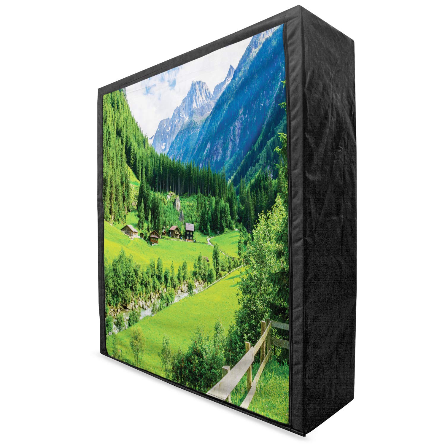 Ambesonne Mountain Portable Fabric Wardrobe - 59