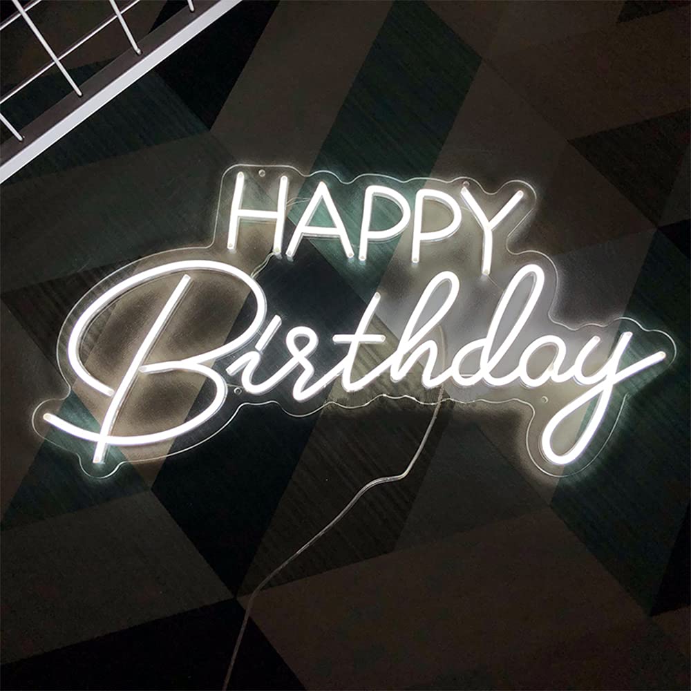 Happy Birthday Neon Sign - 31.5
