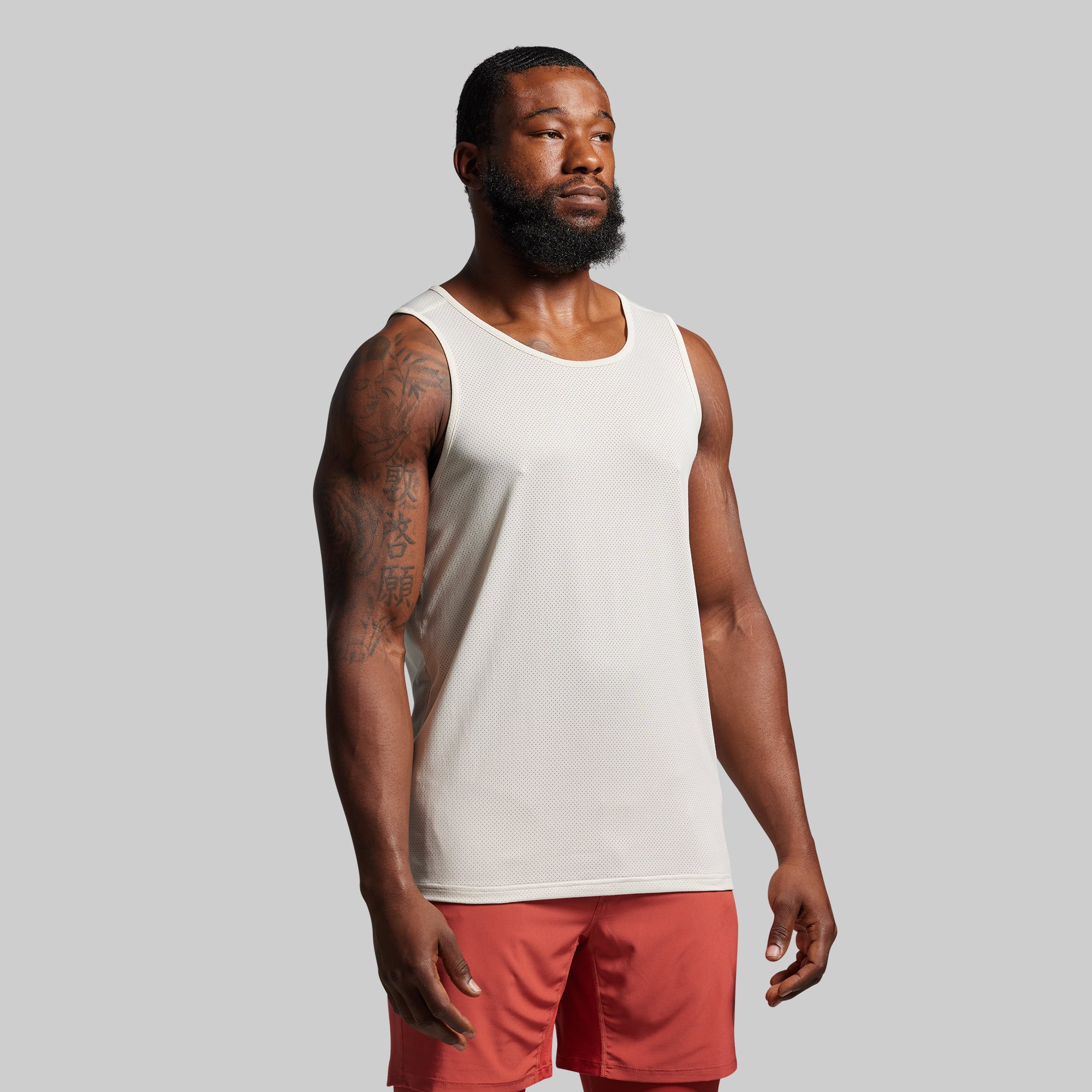 Heritage Tank Top for Women - Soft Cotton Casual Shirt in Sand Color - Perfect for Summer Outfits, Beach Wear & Layering
