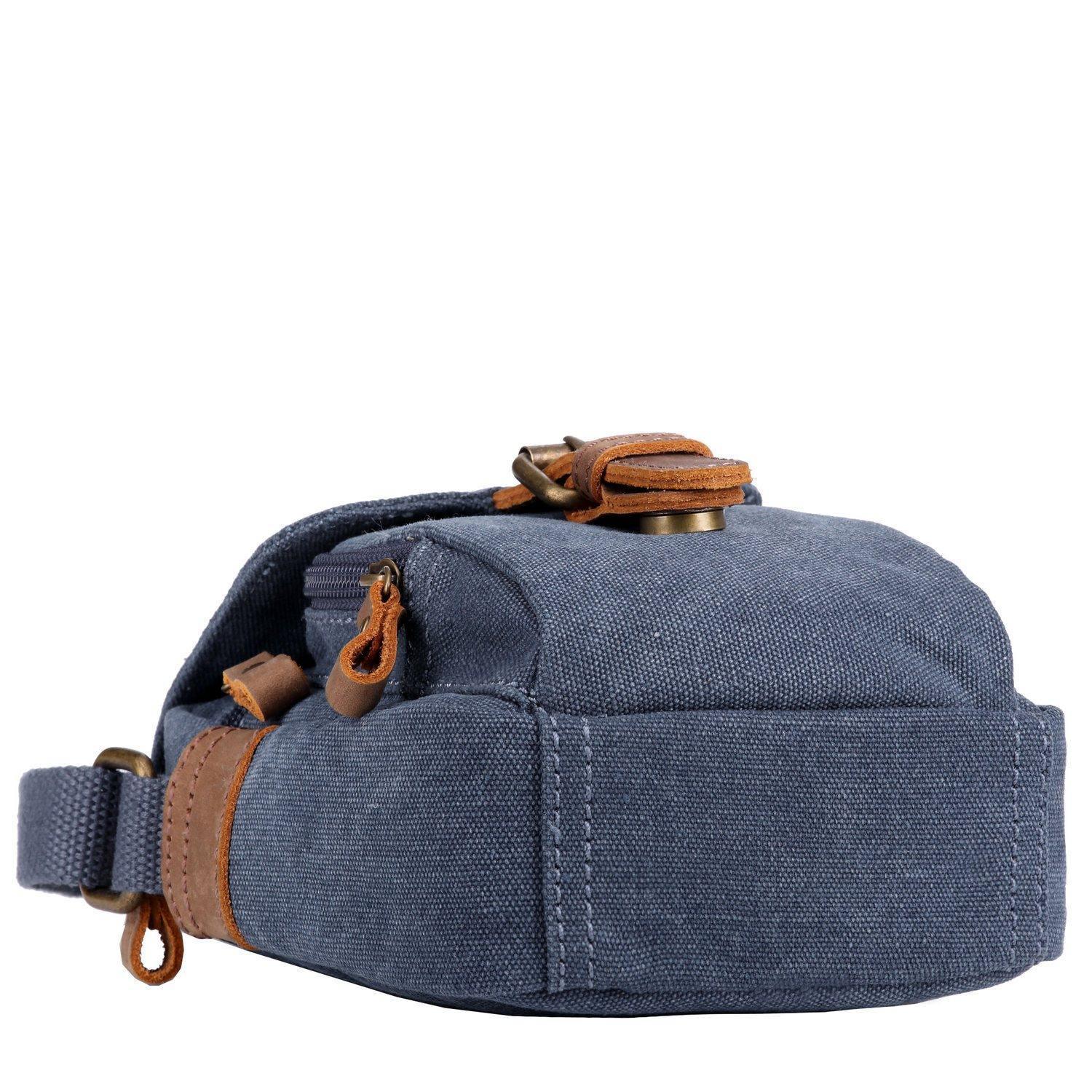 TRP0213 Troop London Classic Canvas Crossbody Bag for Men & Women - Stylish & Durable Everyday Shoulder Bag for Work, Travel & Casual Outings