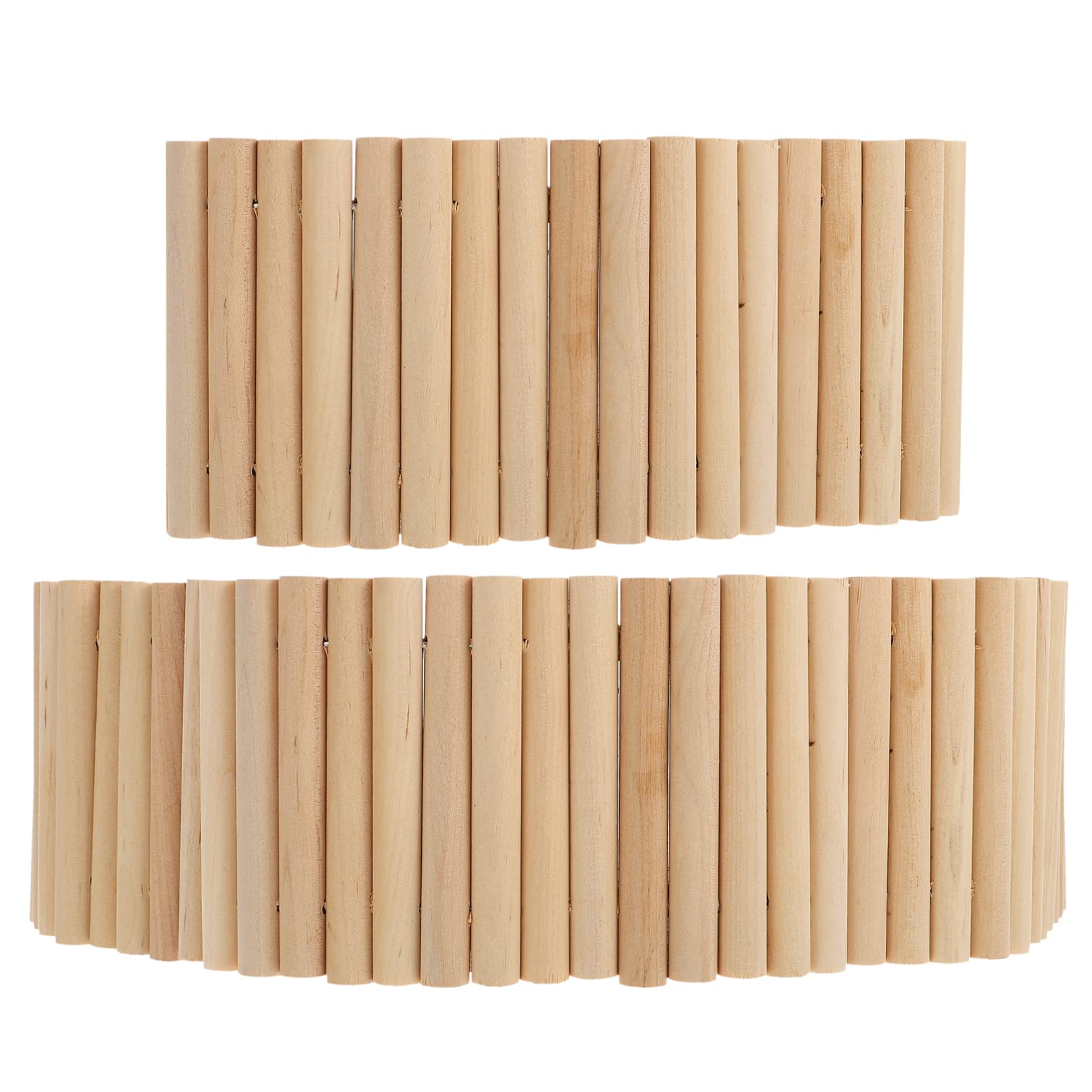 2Pcs Wooden Hamster Ladder & Fence Toy - Small Pet Climbing Exercise Toy for Hamsters, Gerbils & Mice - Fun Cage Accessory for Play & Exercise