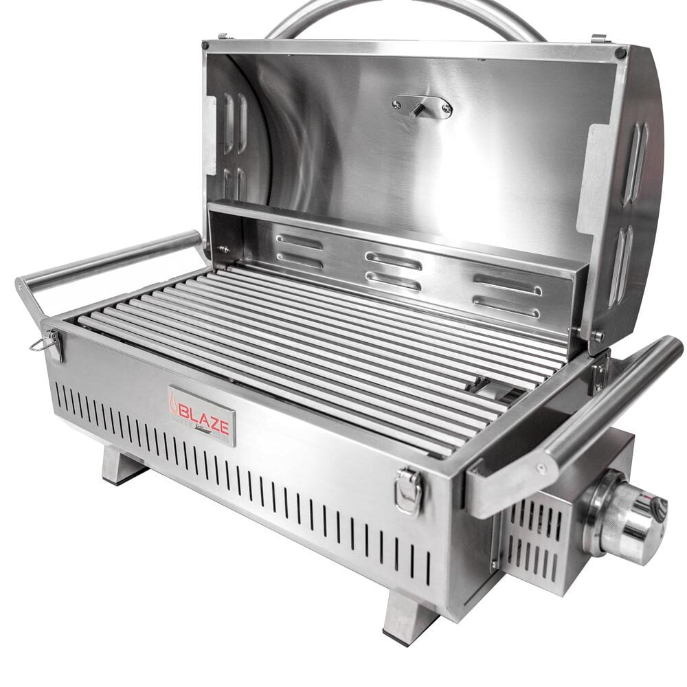 Blaze BLZ1PROPRTMGLP 316L Marine Grade Stainless Steel Portable Gas Grill - Perfect for Camping, Tailgating, and Outdoor BBQs