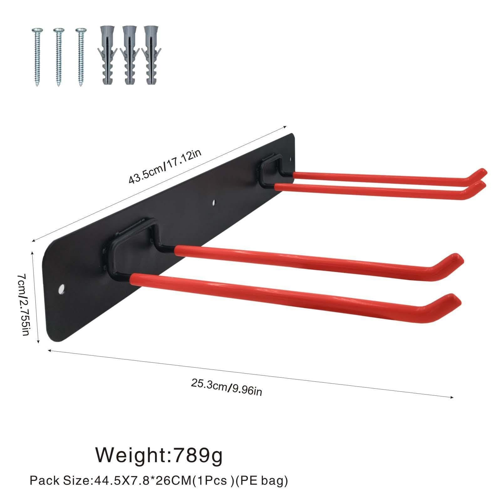 IEUDNS Tool Organizer Rack for Garage & Garden - Easy Installation Ladder Hook for Power Tools Storage