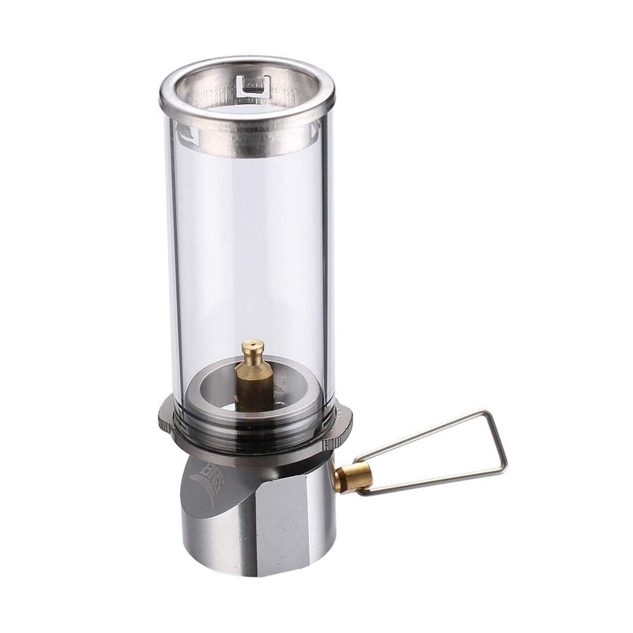 Portable Outdoor Butane Gas Lantern - Rechargeable Camping Light for Tent, Picnic, Hiking & Emergency Use - Durable Glass Mantle Candle Lamp with Windproof Design