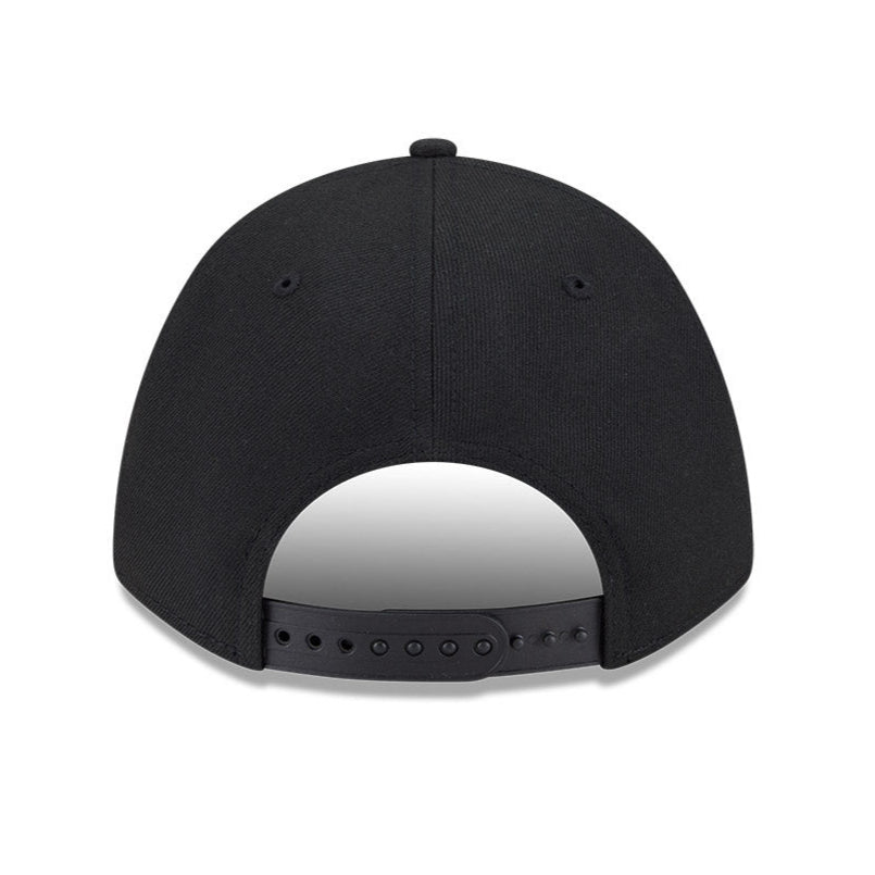 New Era 9Forty M Crown A Frame Los Angeles Dodgers Snapback Hat - Black & White Adjustable Baseball Cap for Men & Women - Perfect for Games, Streetwear & Sports Fan Fashion