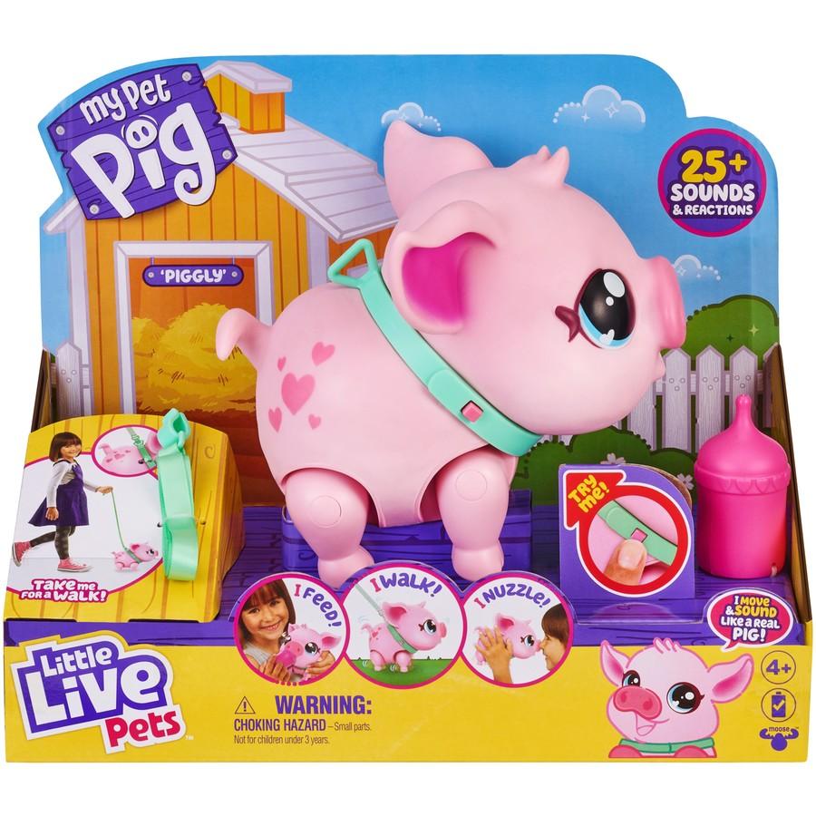 Little Live Pets My Pet Pig S2 - Interactive Talking & Walking Toy Pig for Kids - Perfect for Playtime, Gifts & Role-Playing Scenes