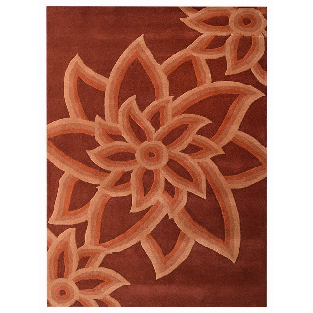 Camellia Hand Tufted Rug - Soft Floral Area Rug for Living Room, Bedroom & Nursery - Non-Slip Home Decor Carpet