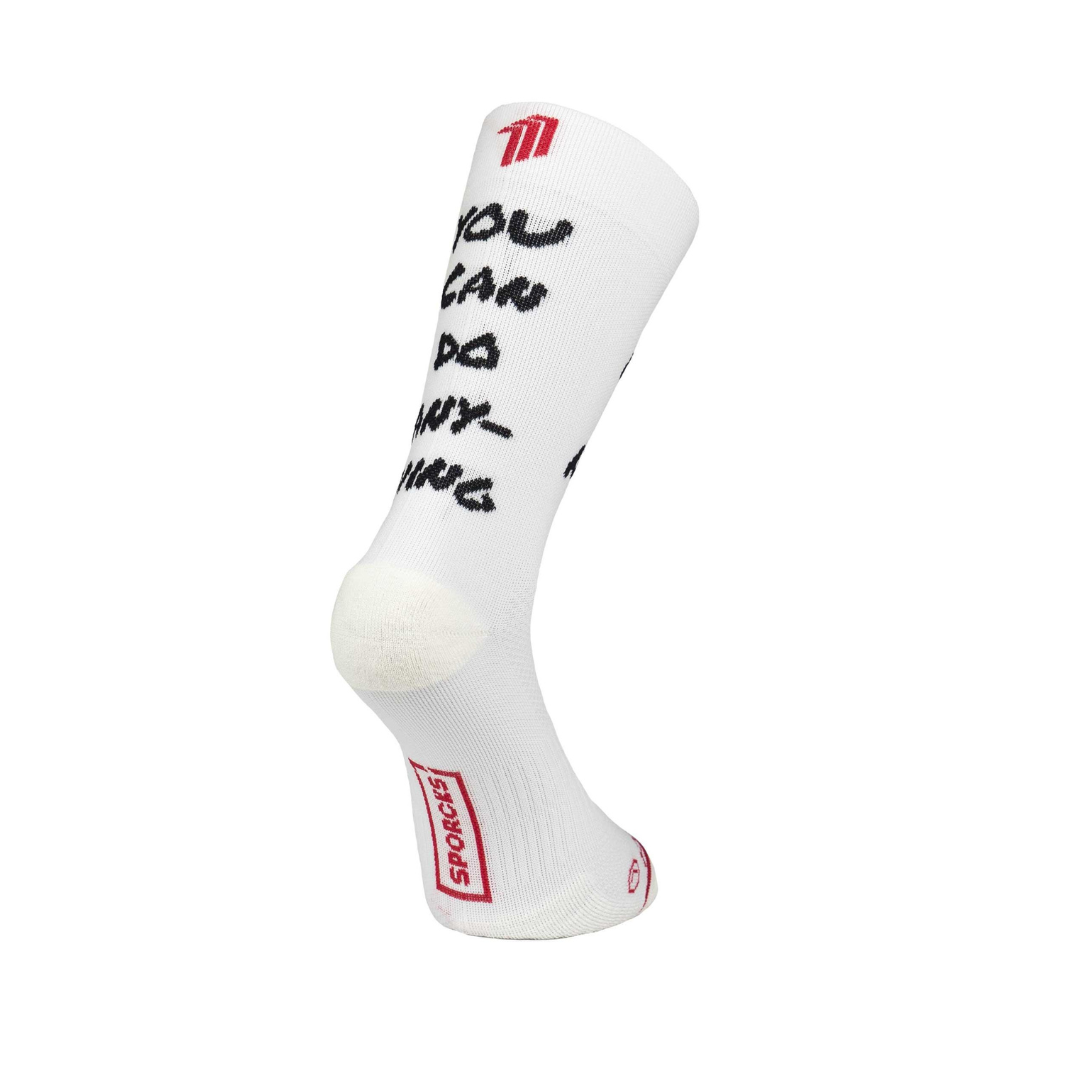 Best White Running Socks for Men & Women - Breathable Cushioned Athletic Socks for Jogging, Gym & Marathon Training - Sporcks Performance Socks