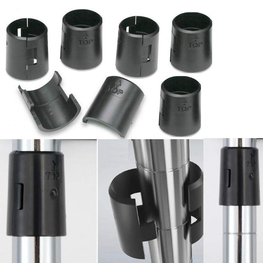 72-Piece Wire Shelving Shelf Lock Clips (36 Pairs) - 1