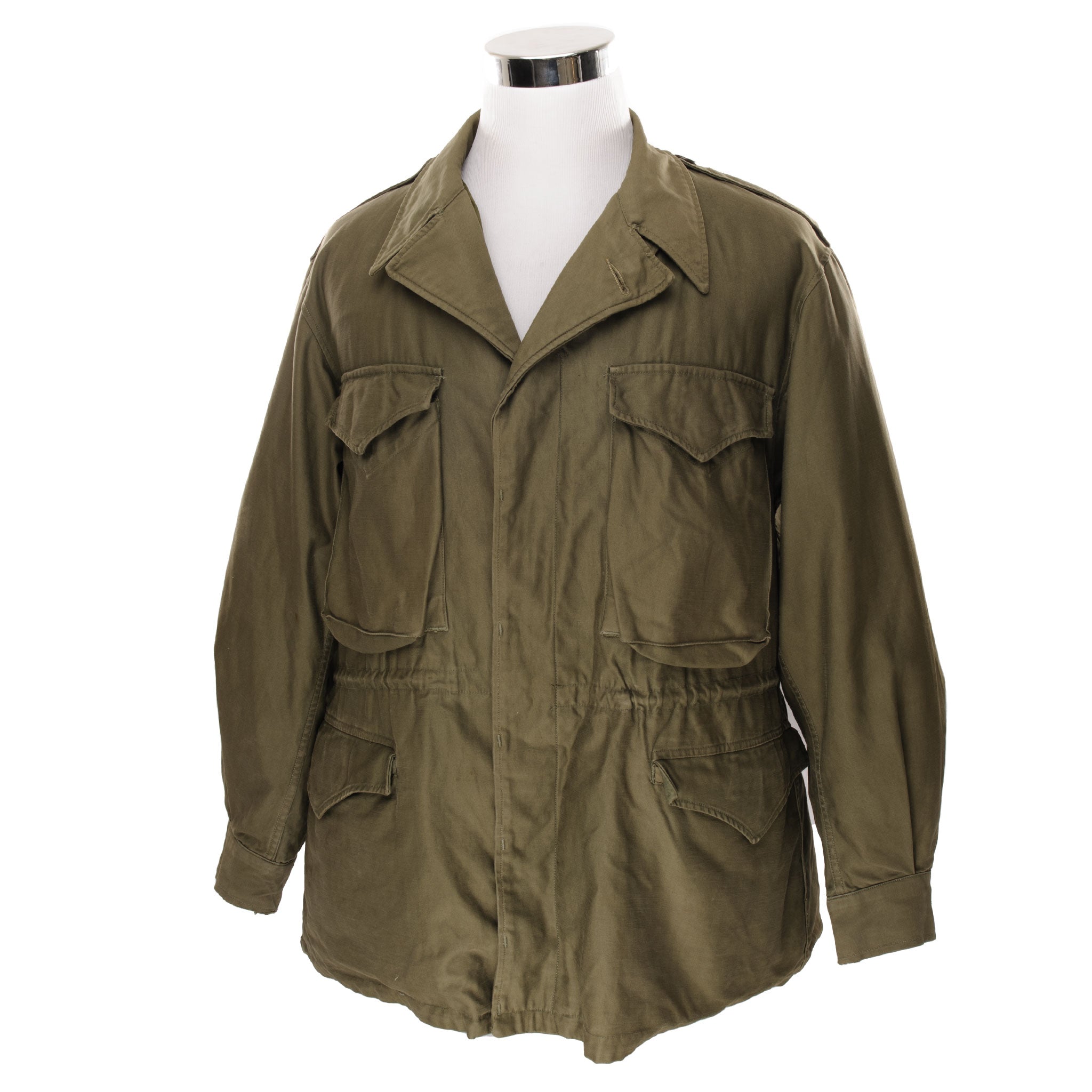 Vintage US Army M-1943 M43 Field Jacket - WWII Era Military Jacket, Size 42R - Perfect for Reenactments, Outdoor Adventures & Military Collectors