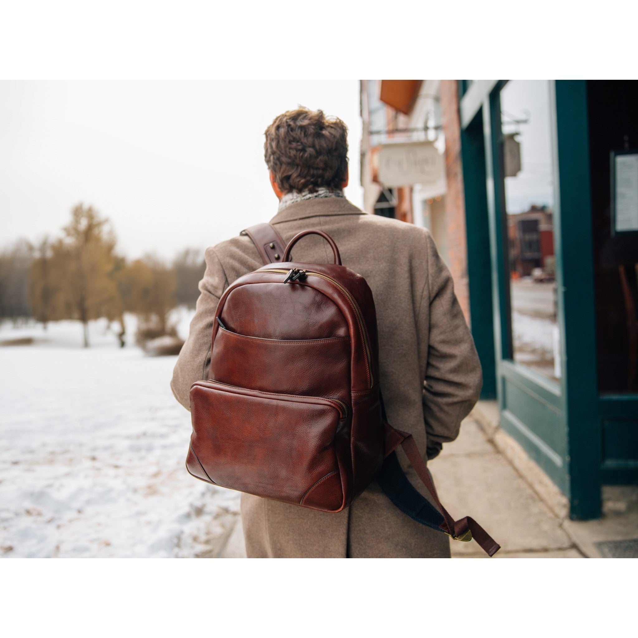 Bosca Dolce Backpack for Women - Stylish Leather Laptop Backpack with USB Charging Port - Perfect for Work, Travel & College