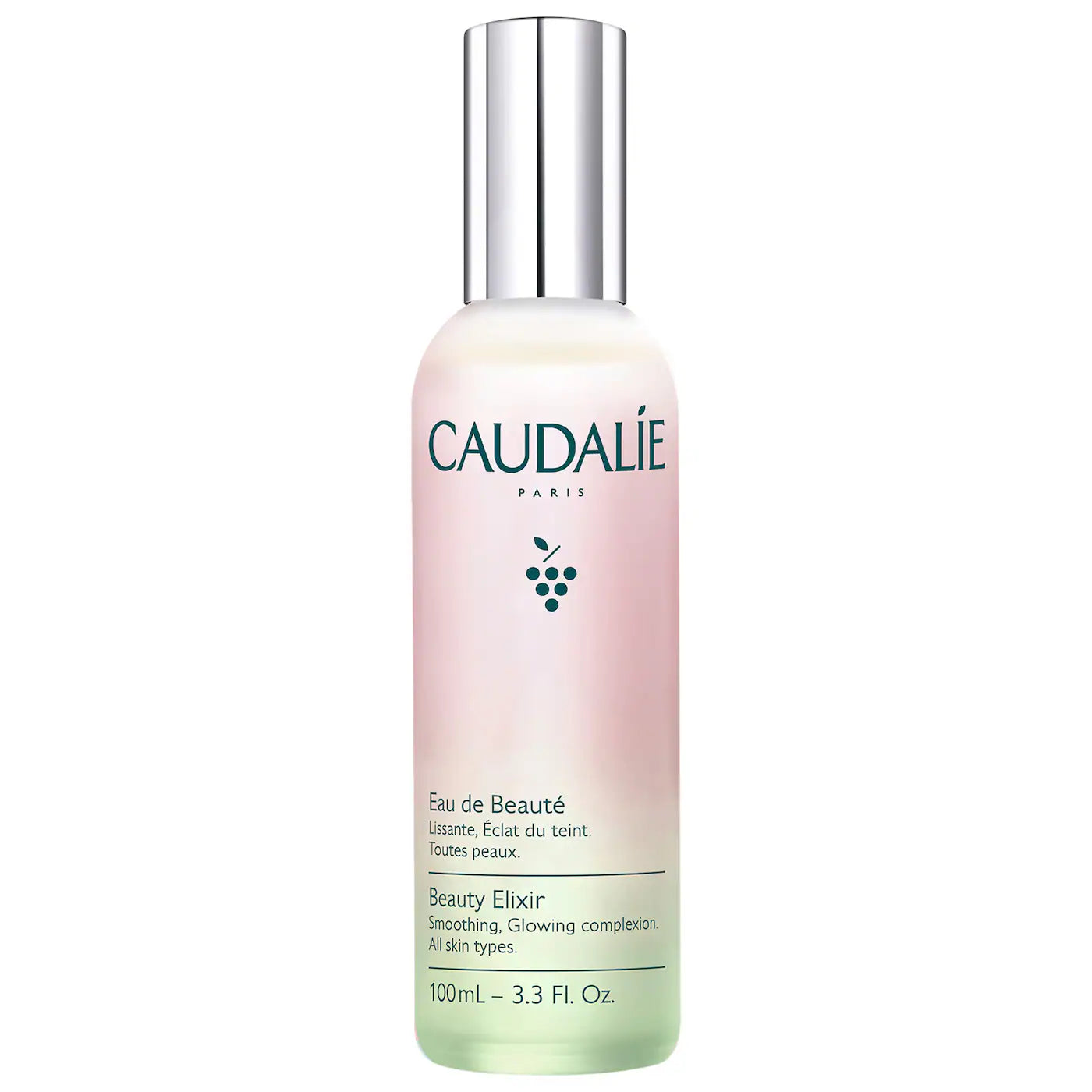 Caudalie Beauty Elixir Prep Set Glow Face Mist 100ml - Hydrating Facial Spray for Makeup Setting & Skin Refreshment - Perfect for Travel, Gym & Daily Skincare Routine