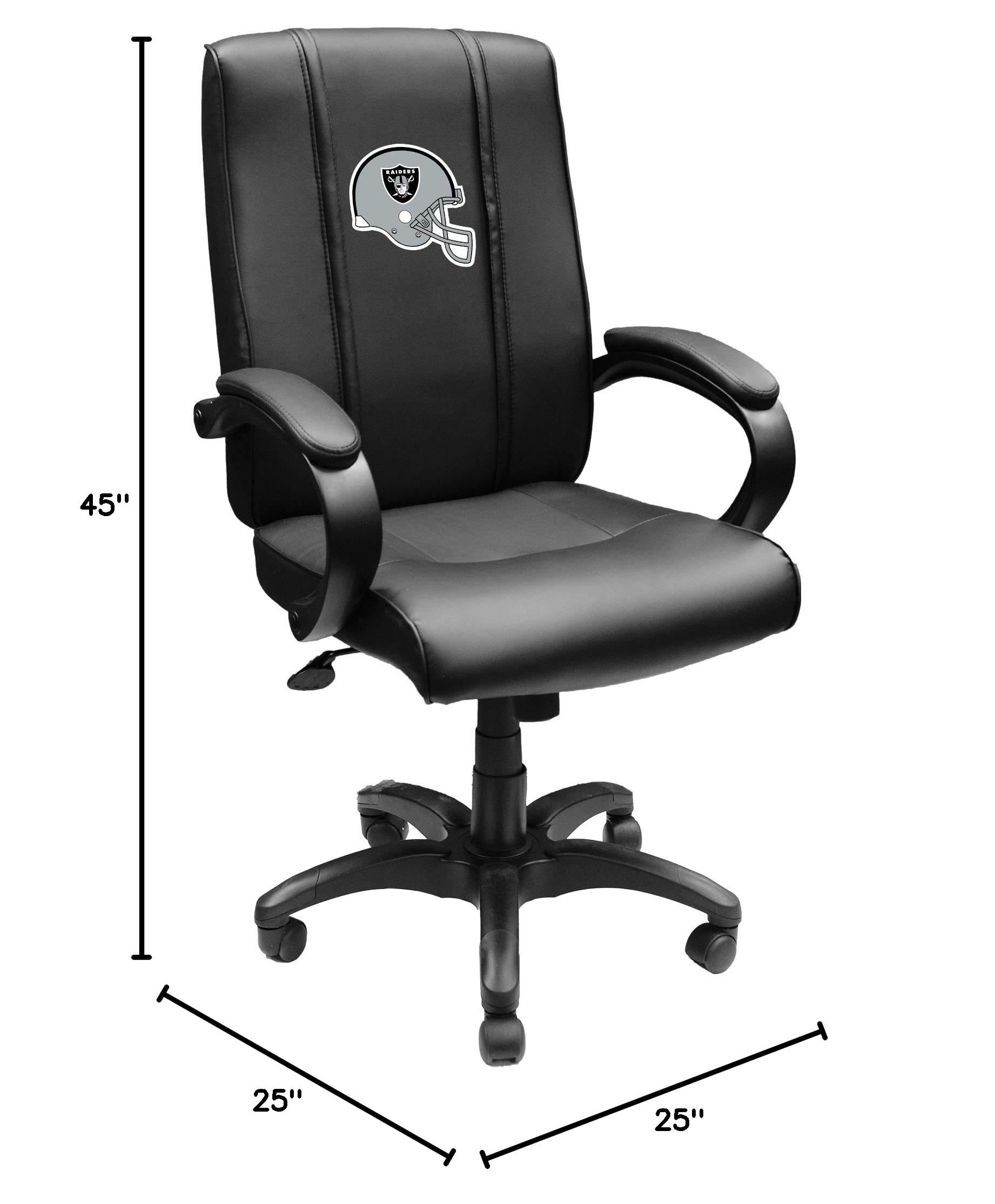 Las Vegas Raiders Office Chair with NFL Team Logo - Ergonomic Desk Chair for Gaming, Work, and Home Office
