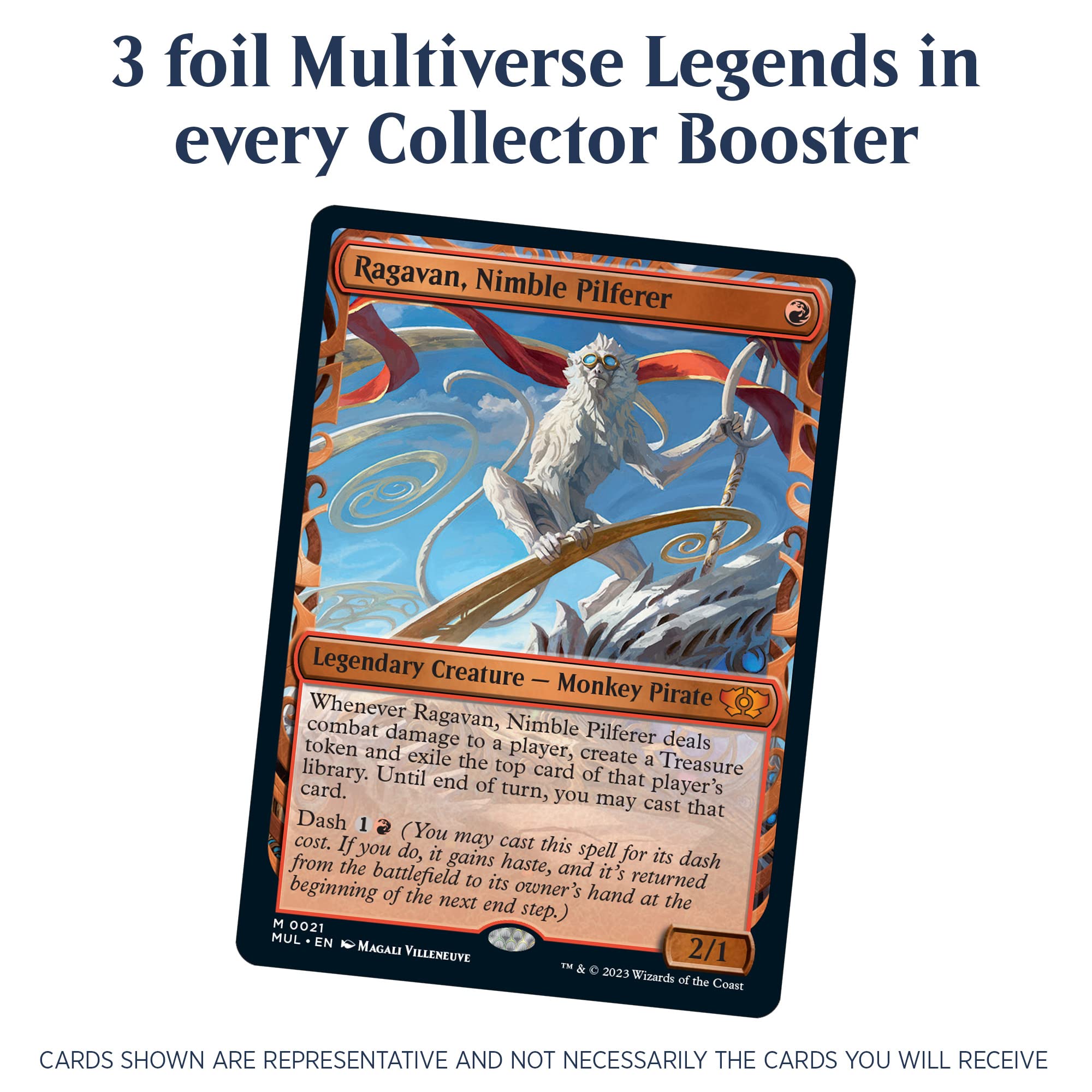 Magic: The Gathering March of the Machine Collector Booster Pack - 15 MTG Cards for Collectors & Players | Perfect for Tournaments, Deck Building & Gifts