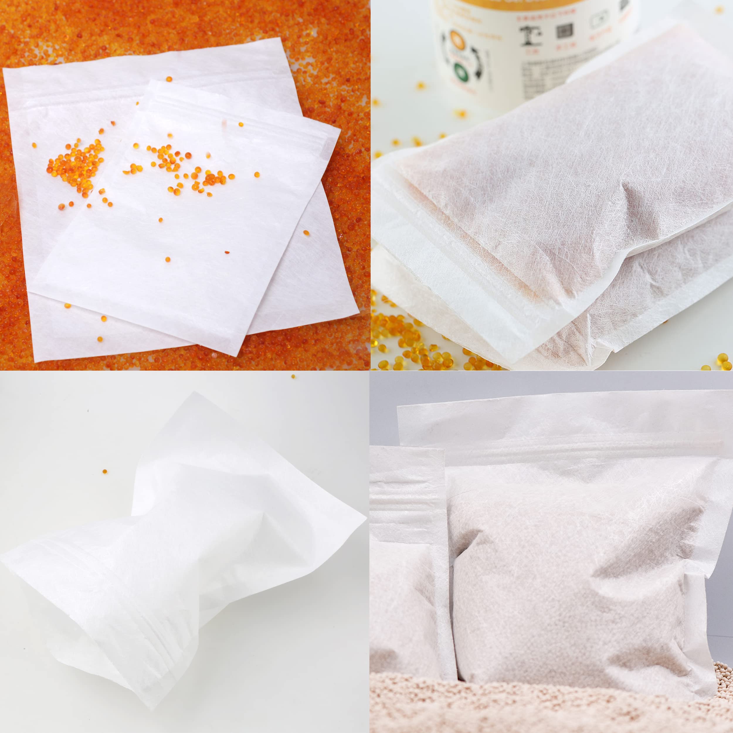 Premium 2LBS 3A Molecular Sieve Desiccant Bulk - Reusable Dehumidifier with 20 Resealable Nonwoven Bags for Moisture Control in Storage, Closets, Safes & Electronics Protection