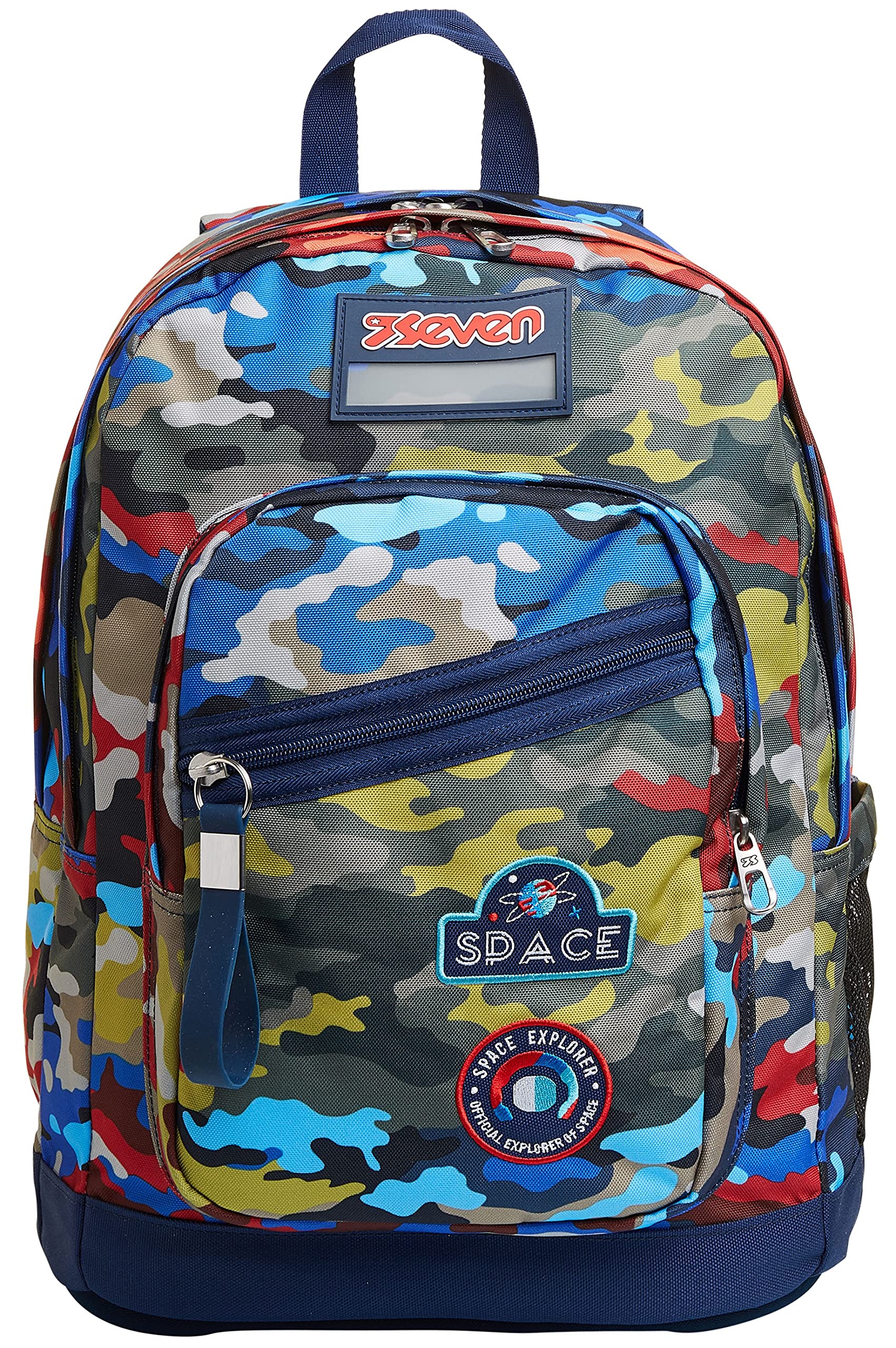 New Fit Seven Camo Backpack - Double Compartment for School & Travel