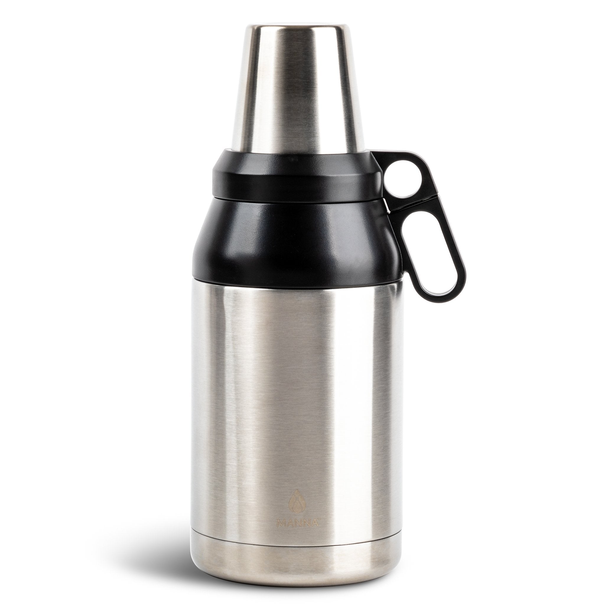 64 oz Insulated Stainless Steel Growler with Leak-Proof Lid - Perfect for Beer, Kombucha & Cold Brew - Great for Camping, Hiking & Outdoor Adventures