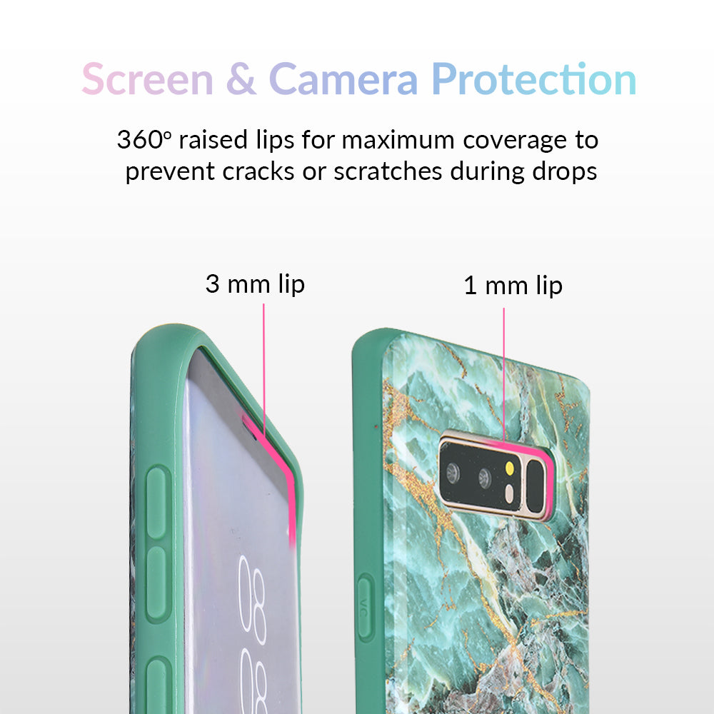 Premium Green Emerald Marble Phone Case for Samsung Galaxy - Stylish Protection for Everyday Use & Special Occasions