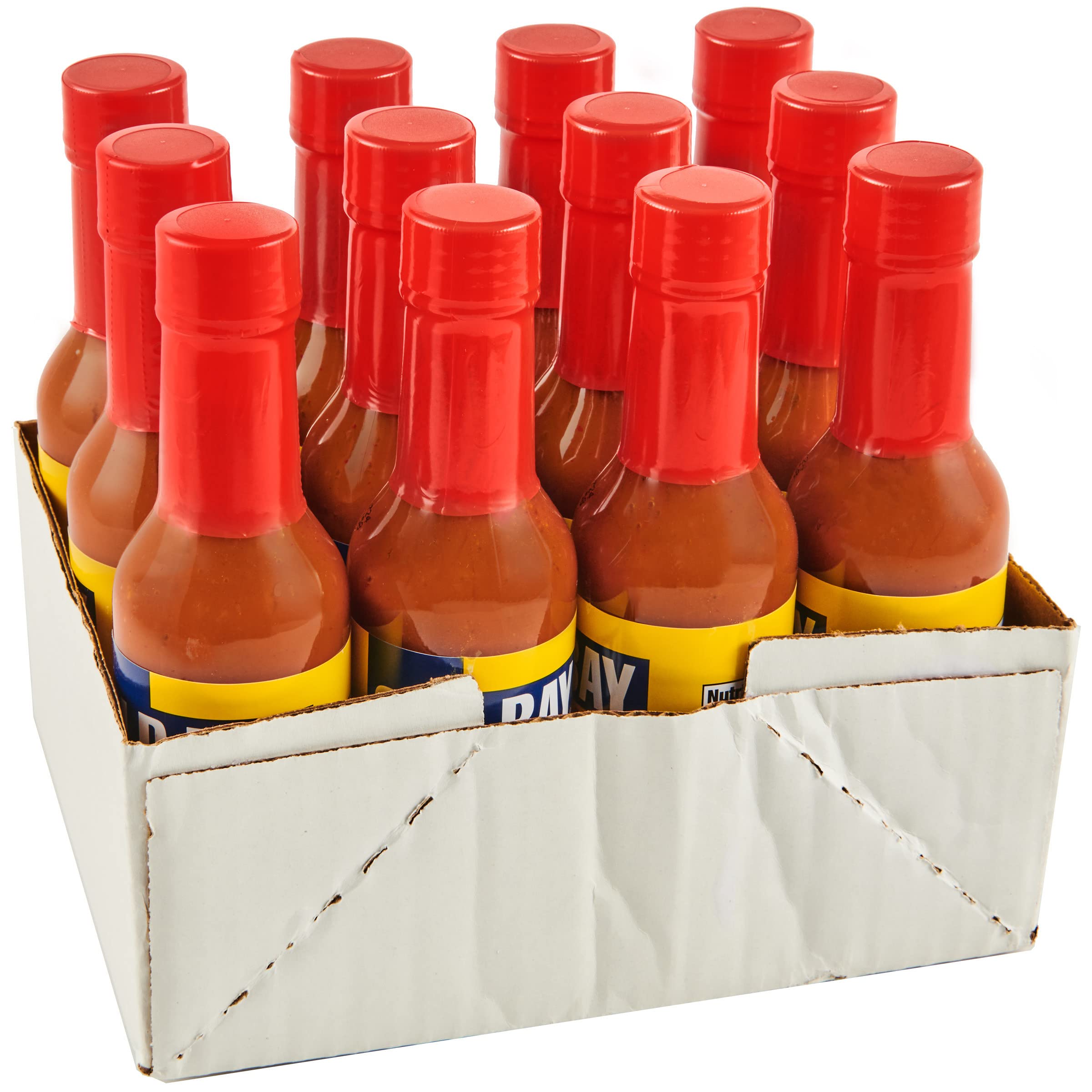 OLD BAY Hot Sauce, 5 fl oz (Pack of 12) - Premium Spicy Sauce with No MSG - Perfect for Chicken Wings, Burgers, Seafood, Fries & More - Great for BBQs, Game Nights & Family Gatherings