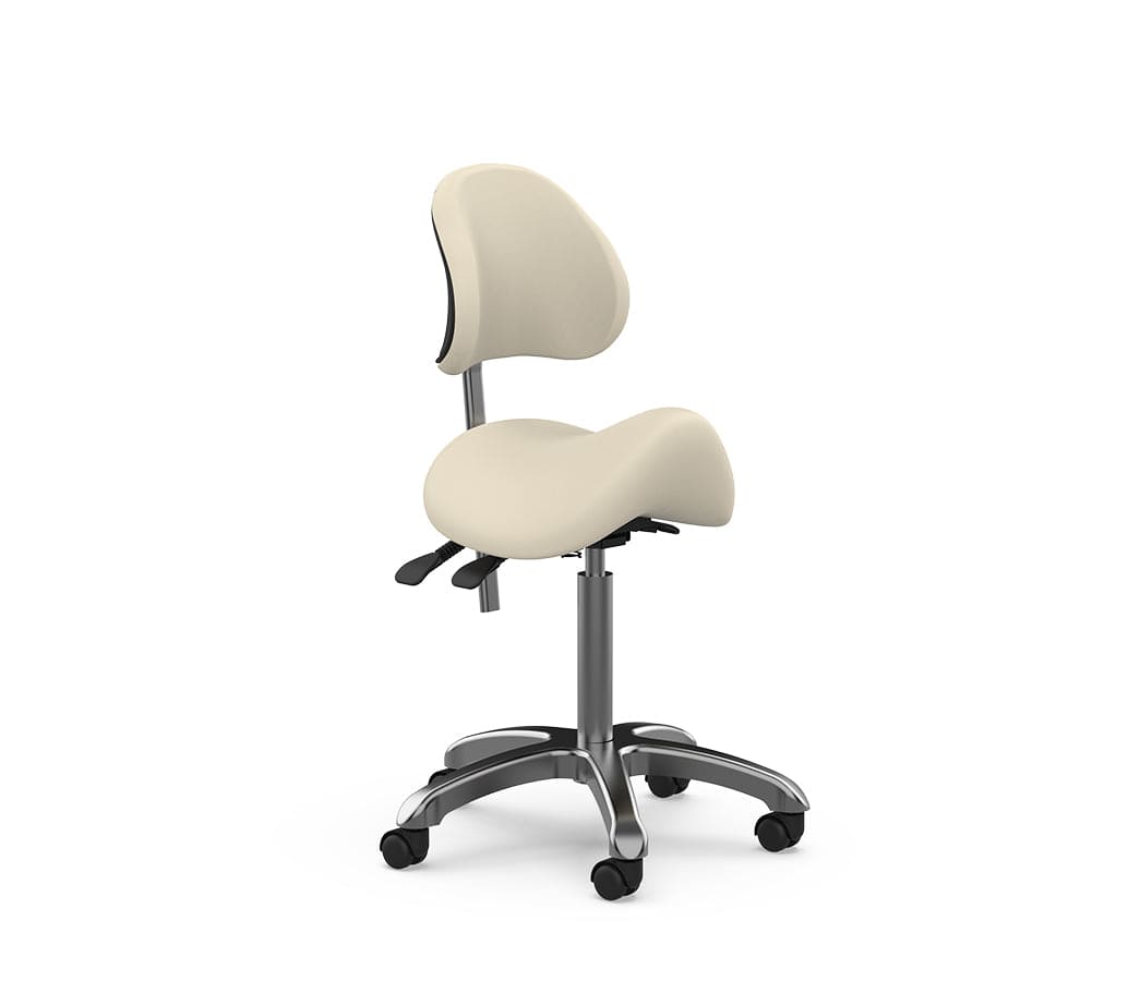 Professional Adjustable Beautician & Salon Stool (1025A) - Perfect for Hair Styling, Nail Art, and Makeup Application