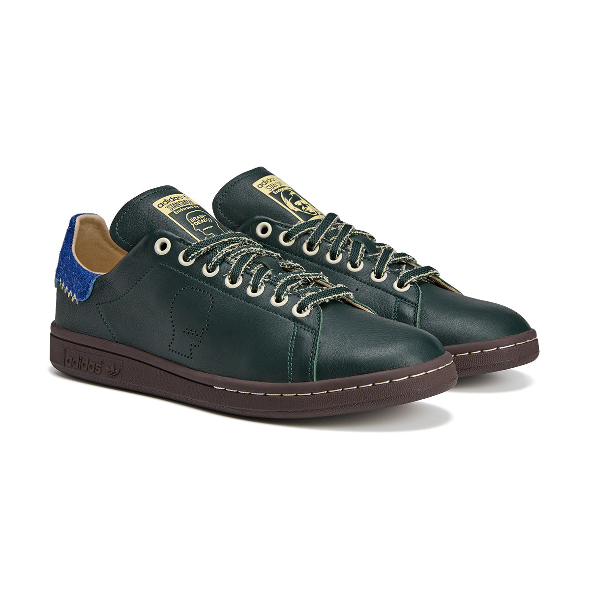 Brain Dead x Adidas Stan Smith Sneakers in Shadow Green - Stylish & Comfortable for Casual Wear, Street Fashion & Everyday Outfits