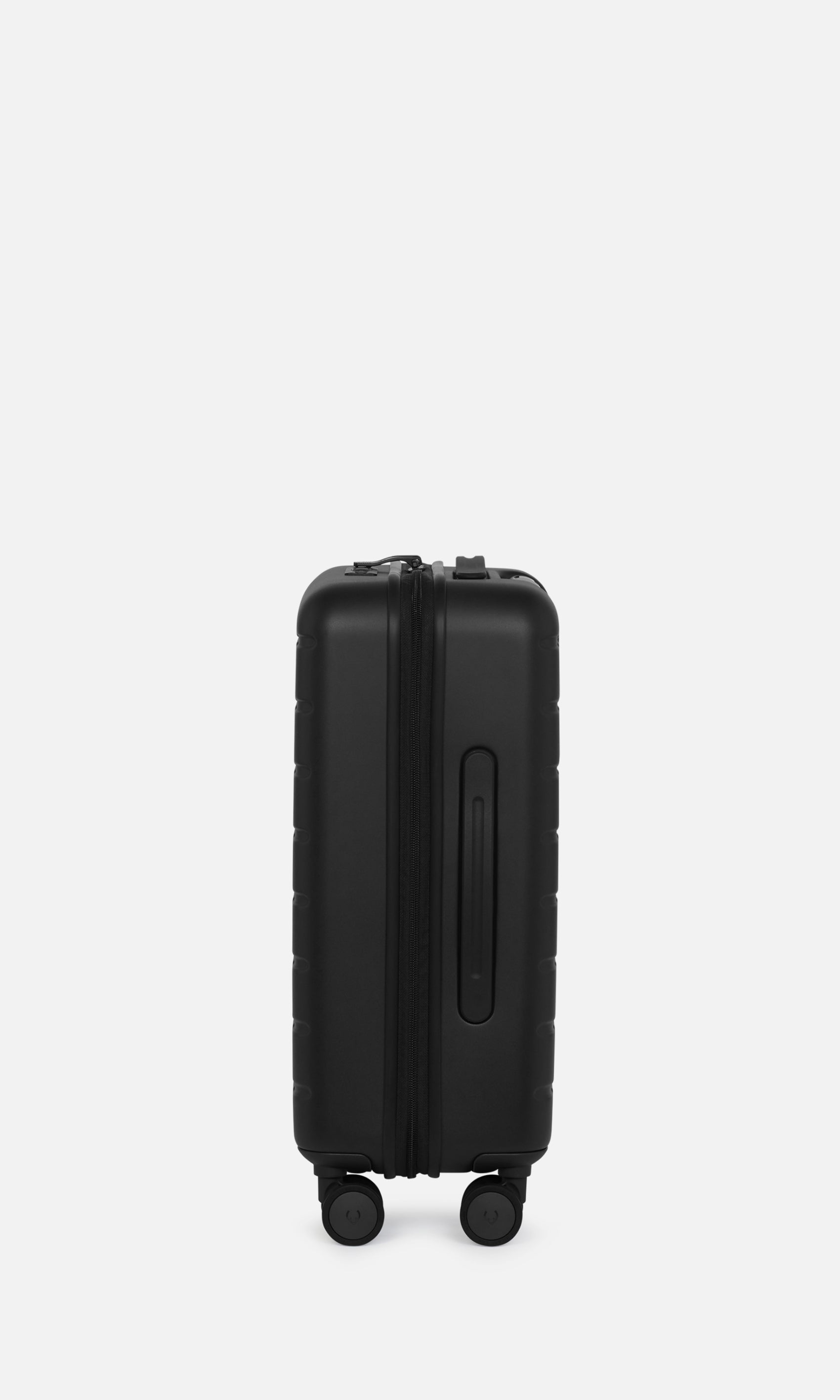 Expandable Carry on Luggage in Midnight Black - Stamford 2.0 Lightweight Suitcase with 360° Spinner Wheels for Air Travel, Business Trips & Weekend Getaways
