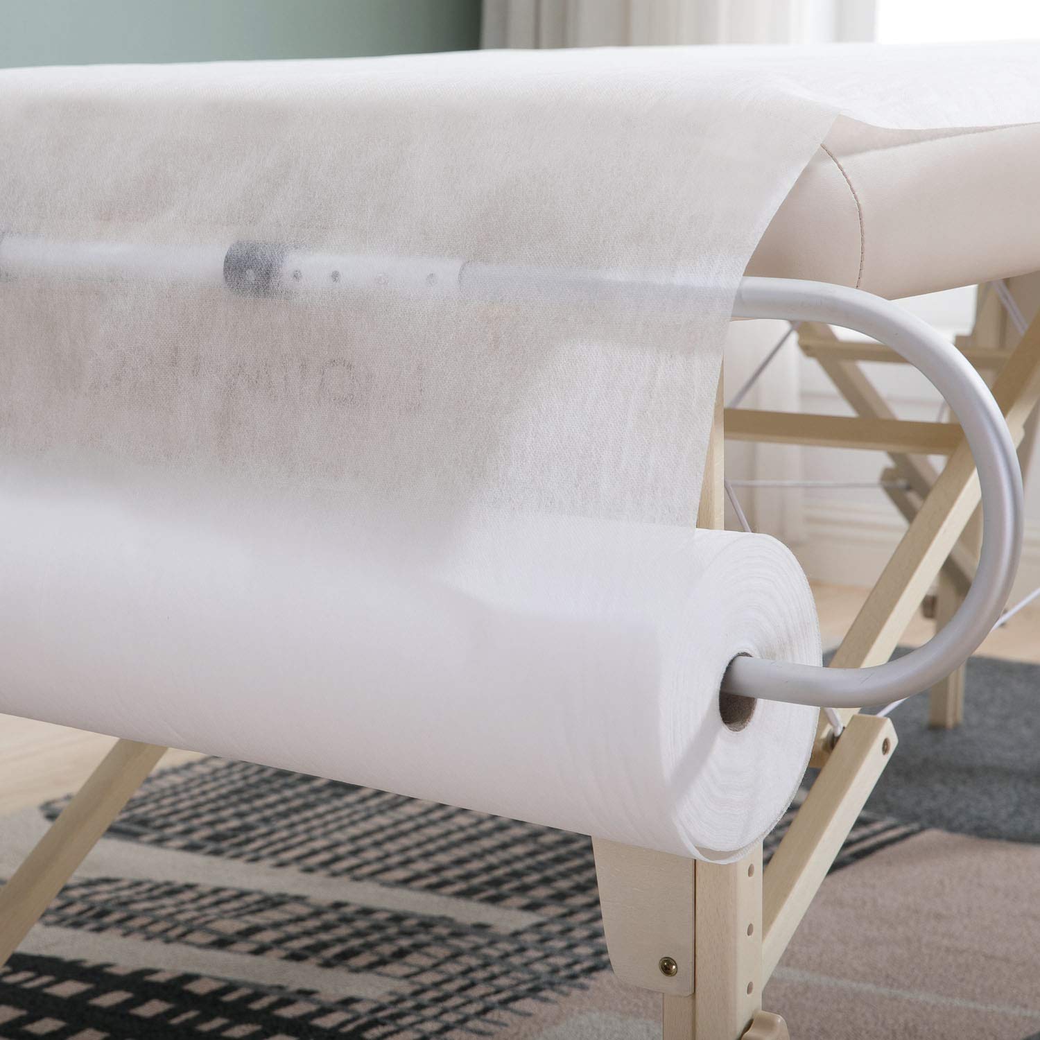 Disposable Non-Woven Perforated Massage Table Cover Sheet Roll - 31.5