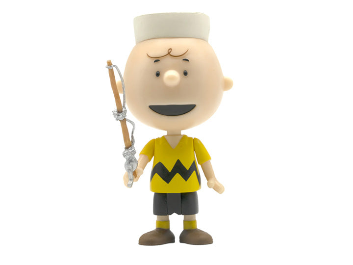 Peanuts ReAction Camp Charlie Brown Action Figure - Collectible Toy for Fans, Gifts & Display
