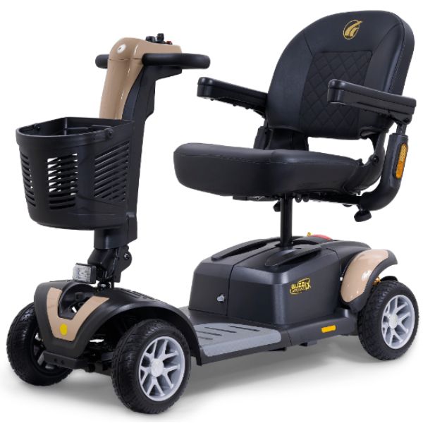 Golden Technologies Buzzaround LX 4 Wheel Mobility Scooter - Lightweight & Foldable Electric Scooter for Adults & Seniors - Perfect for Shopping, Travel & Outdoor Activities